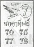 หวยนกตาทิพย์ 1-4-66