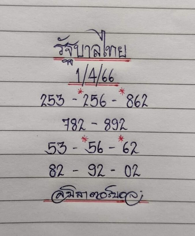 หวยมิสเตอร์บอล 1-4-66