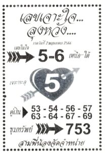 เลขเจาะใจลุงหวัง 2-5-66