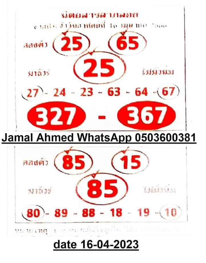 หวยลาภลอย 16-4-66