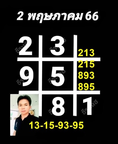 หวยตารางดำ 2-5-66