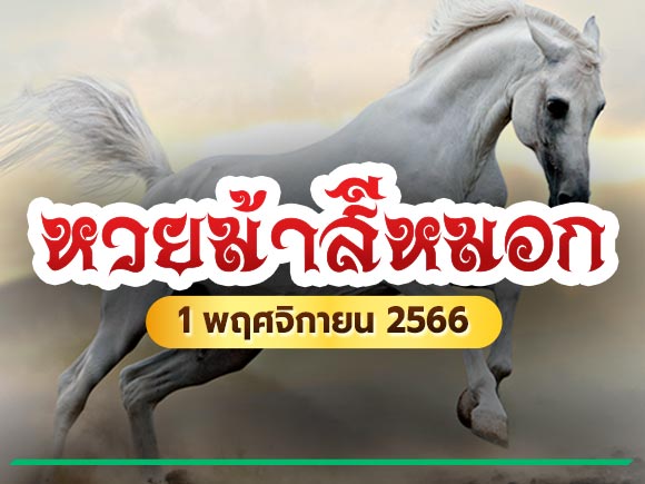 เลขเด็ด ม้าสีหมอก 01-11-66